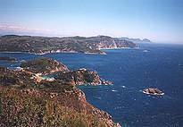 Die Nordwestküste von
Korfu