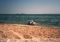 Am Strand von Chalkidiki