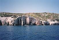 Blaue Grotte im Norden der Insel