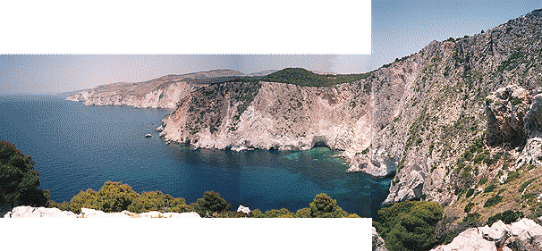 Die S&uuml;dwestk&uuml;ste von Zakynthos
